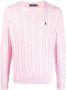 Polo Ralph Lauren Kabelgebreide trui Roze - Thumbnail 1