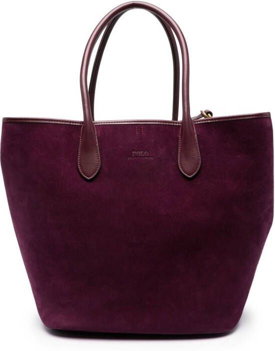 Polo Ralph Lauren Bellport grote shopper Paars
