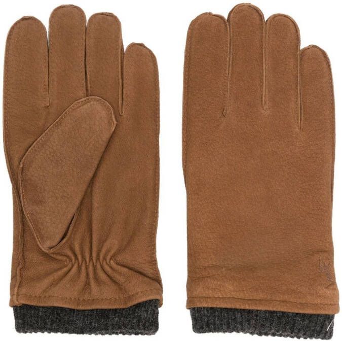 Polo Ralph Lauren Leren handschoenen Bruin