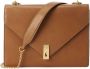 Polo Ralph Lauren Leren shopper Beige - Thumbnail 1