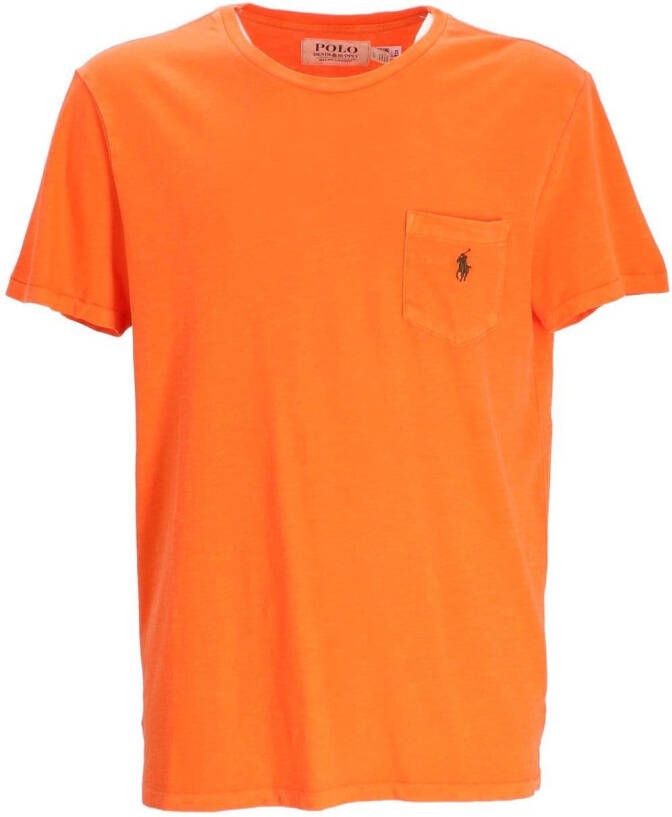 Polo Ralph Lauren T-shirt met geborduurd logo Oranje