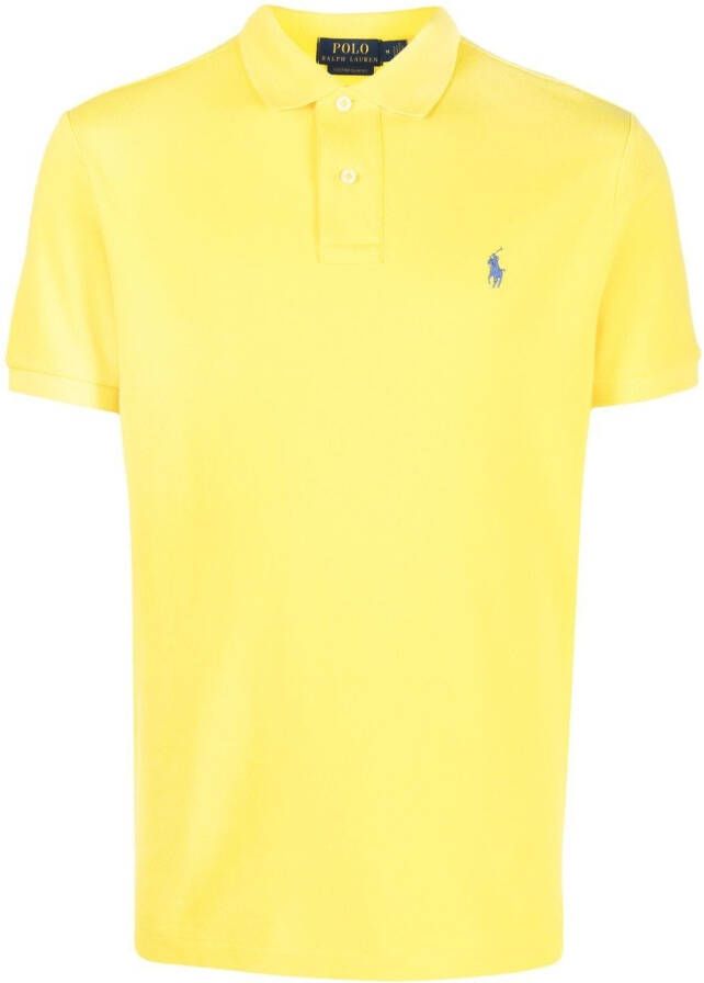 Polo Ralph Lauren Poloshirt met geborduurd logo Geel