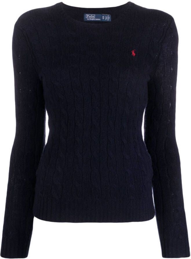 Polo Ralph Lauren Trui met geborduurd logo Blauw