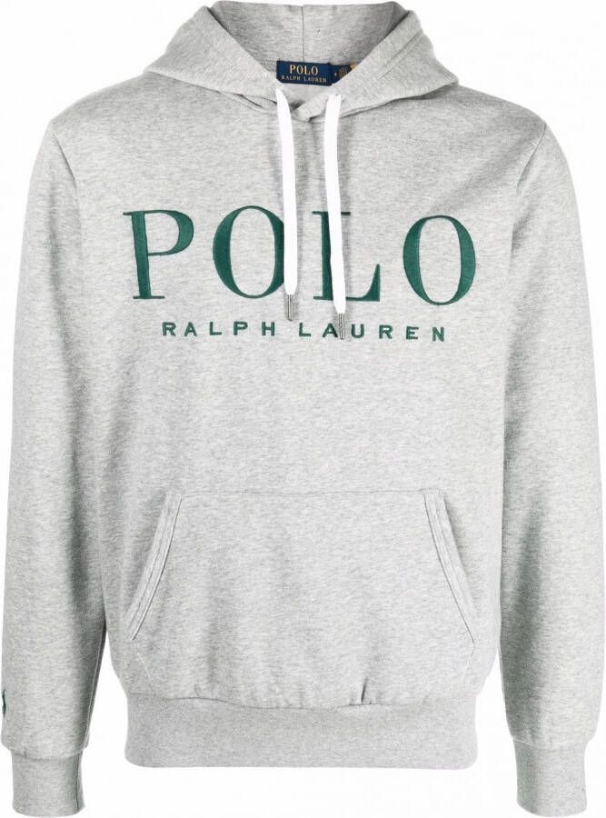 Polo Ralph Lauren Hoodie met logoprint Grijs