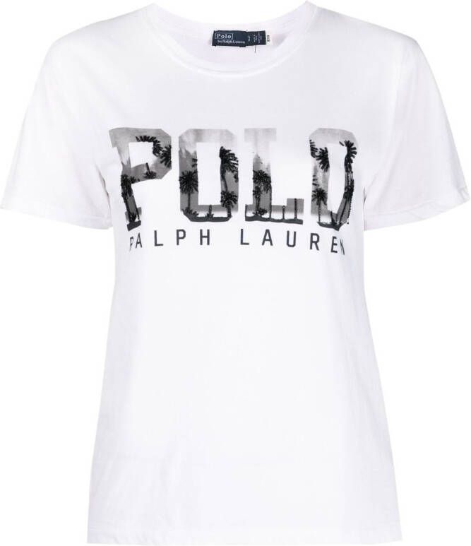 Polo Ralph Lauren T-shirt met logoprint Wit