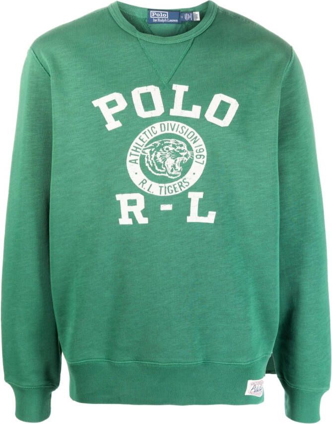 Polo Ralph Lauren Sweater met logoprint Groen