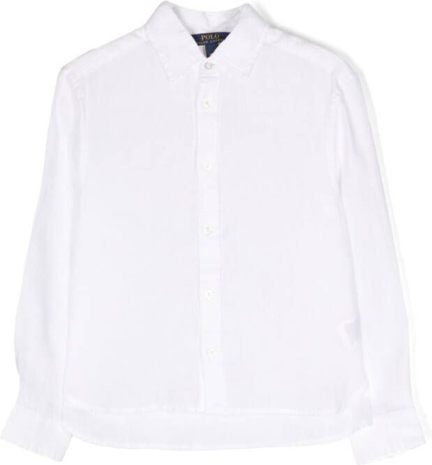 Ralph Lauren Kids Shirt met lange mouwen Wit