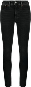 Polo Ralph Lauren mid-rise skinny jeans Zwart