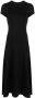 Polo Ralph Lauren Midi-jurk met korte mouwen Zwart - Thumbnail 1