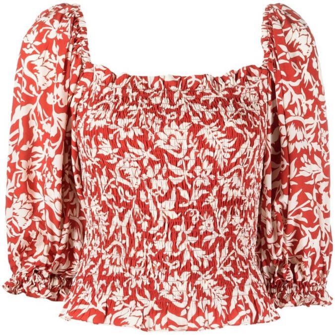 Polo Ralph Lauren Off-shoulder blouse Rood