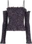 Polo Ralph Lauren Off-shoulder top Blauw - Thumbnail 1