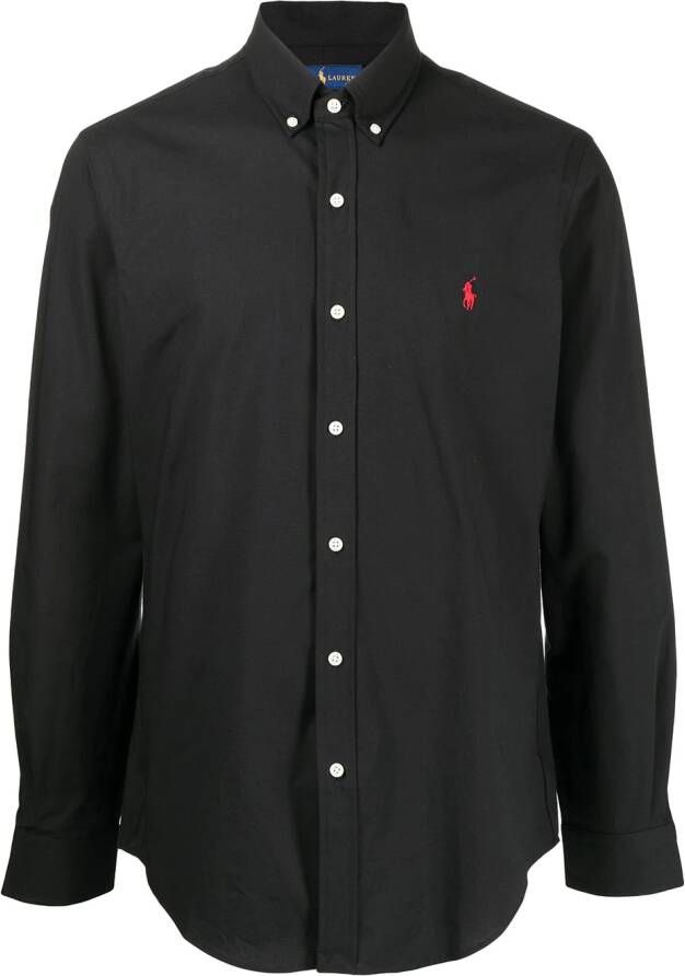 Polo Ralph Lauren Overhemd met borduurwerk Zwart