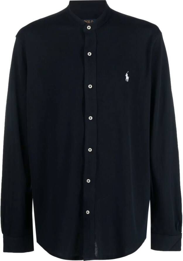 Polo Ralph Lauren Overhemd met geborduurd logo Blauw