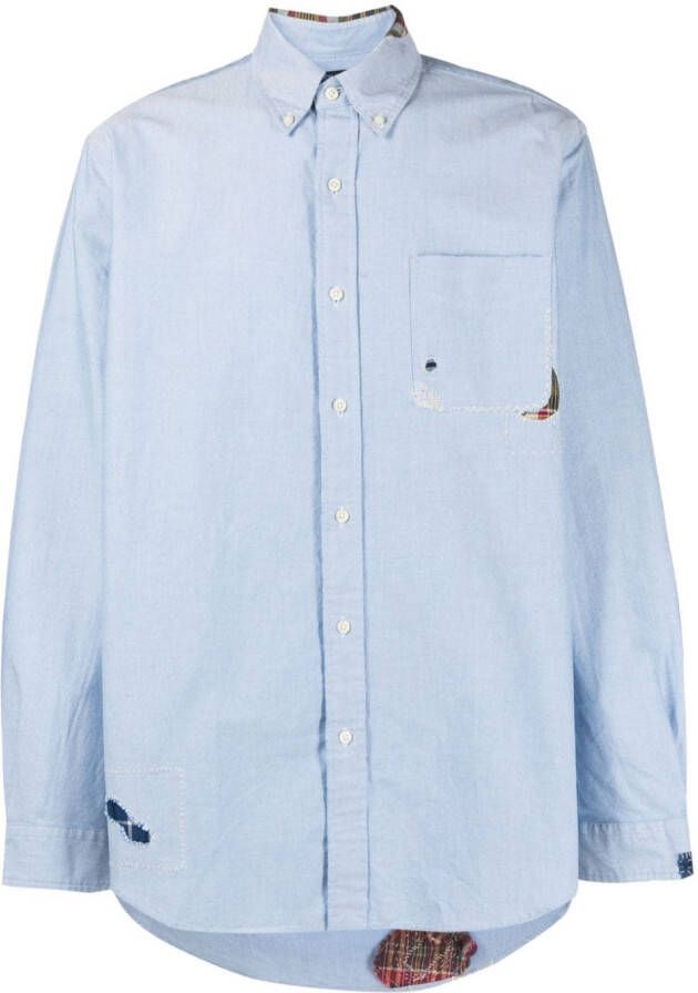 Polo Ralph Lauren Overhemd met patchwork Blauw