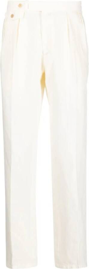 Polo Ralph Lauren Pantalon met geplooid detail Beige