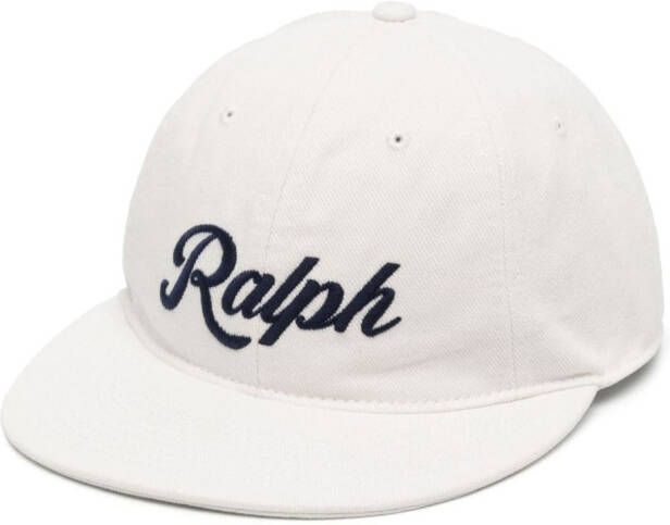 Polo Ralph Lauren Pet met geborduurd logo Wit
