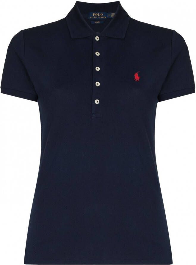Polo Ralph Lauren Piqué poloshirt Blauw