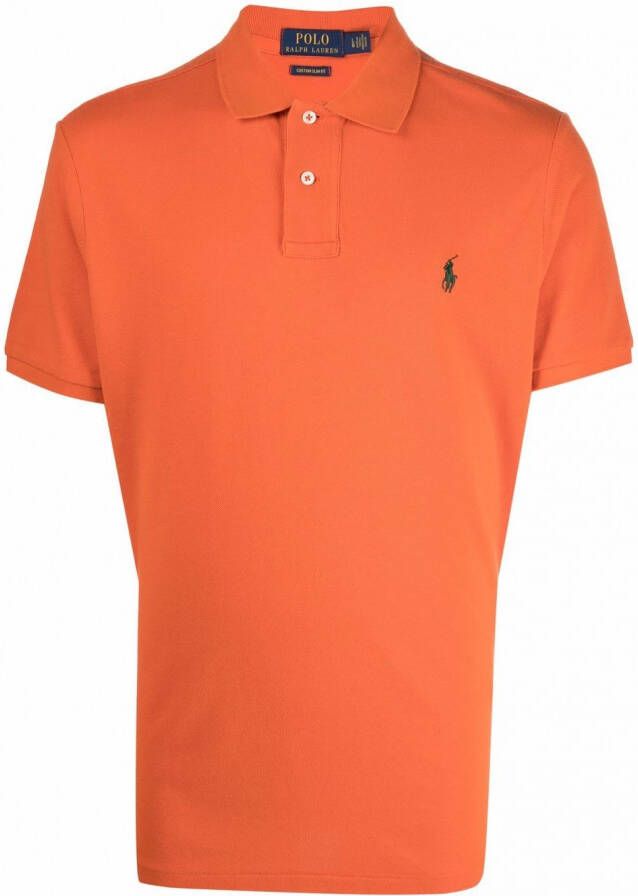Polo Ralph Lauren Piqué poloshirt Oranje