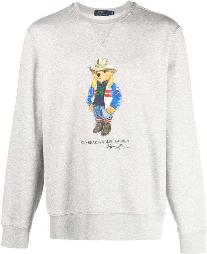 Polo Ralph Lauren Trui met teddybeerprint Grijs