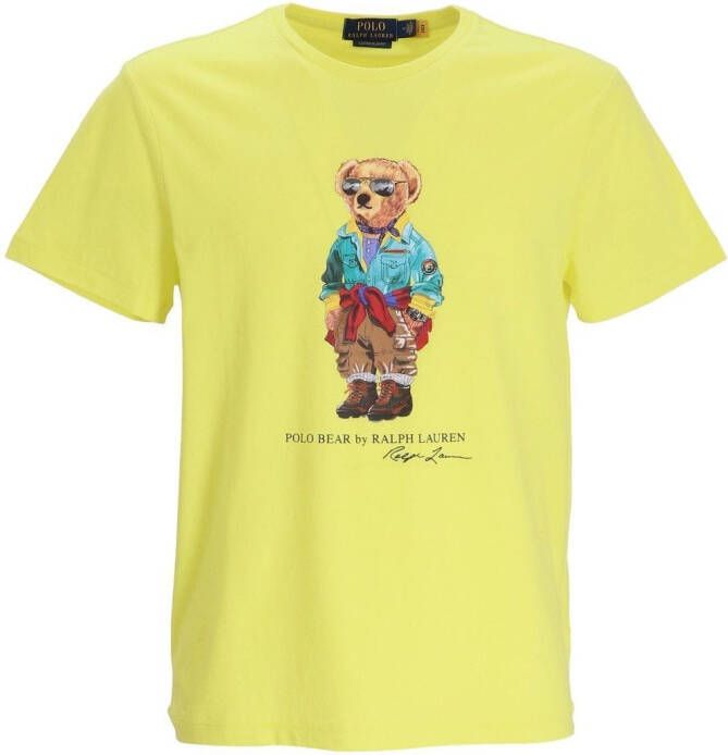 Polo Ralph Lauren T-shirt met print Geel
