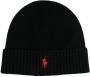 Polo Ralph Lauren Muts met logopatch Zwart - Thumbnail 1