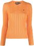 Polo Ralph Lauren Kabelgebreide trui Oranje - Thumbnail 1