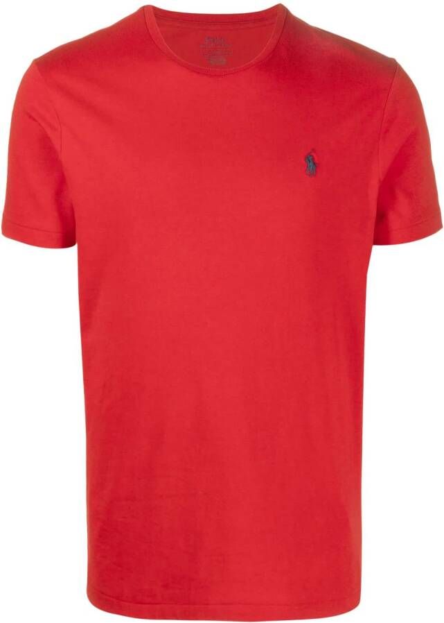Polo Ralph Lauren T-shirt met borduurwerk Rood
