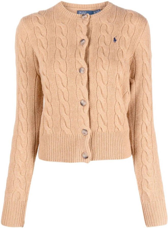 Polo Ralph Lauren Kabelgebreid vest Beige