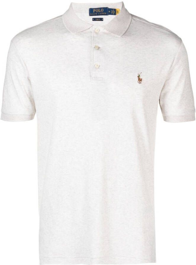Polo Ralph Lauren T-shirt met geborduurd logo Beige