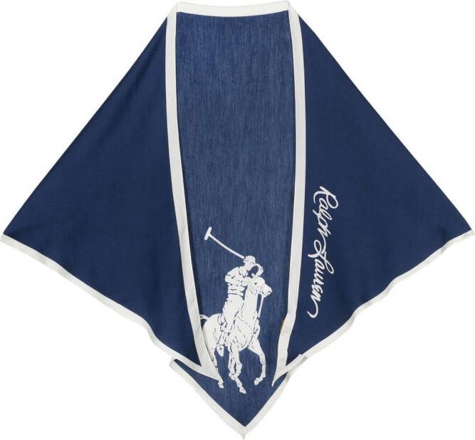 Polo Ralph Lauren Triangel sjaal Blauw