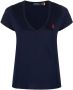 Polo Ralph Lauren T-shirt met V-hals Blauw - Thumbnail 1