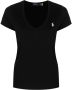 Polo Ralph Lauren T-shirt met V-hals Zwart - Thumbnail 1
