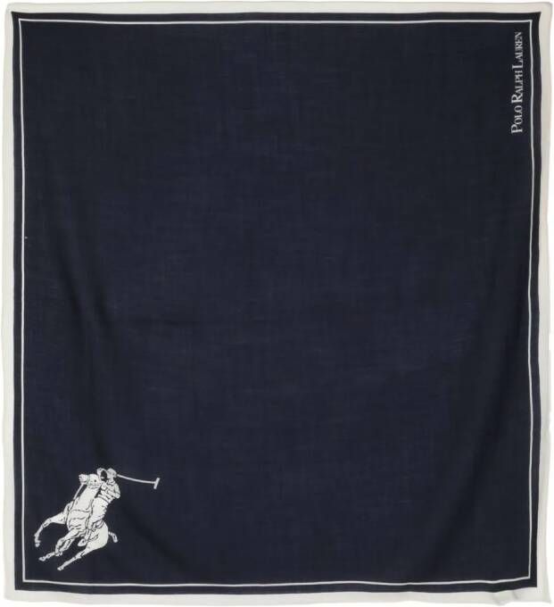 Polo Ralph Lauren Wollen sjaal Blauw