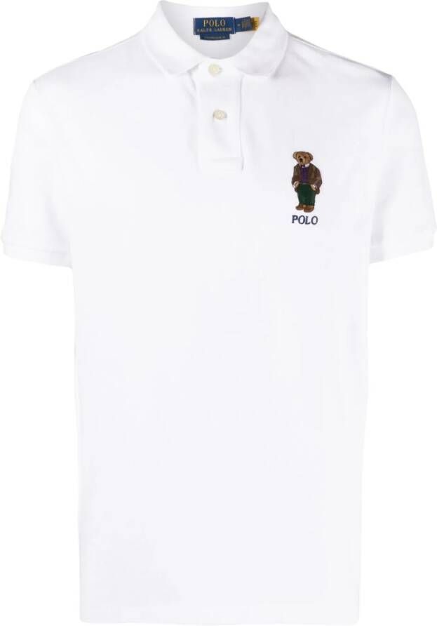 Polo Ralph Lauren Poloshirt met borduurwerk Wit