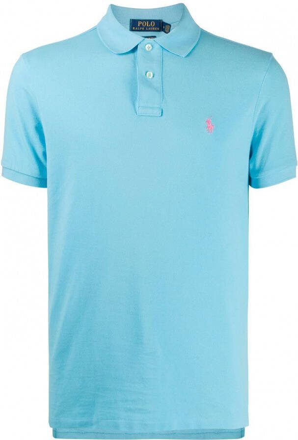Polo Ralph Lauren Poloshirt met geborduurd logo Blauw