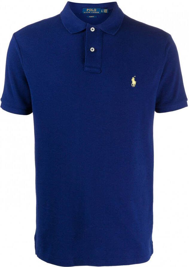 Polo Ralph Lauren Poloshirt met geborduurd logo Blauw