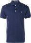 Polo Ralph Lauren Katoenen poloshirt met geborduurd logo Blauw - Thumbnail 1