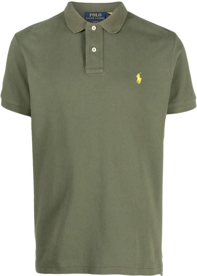 Polo Ralph Lauren Poloshirt met geborduurd logo Groen