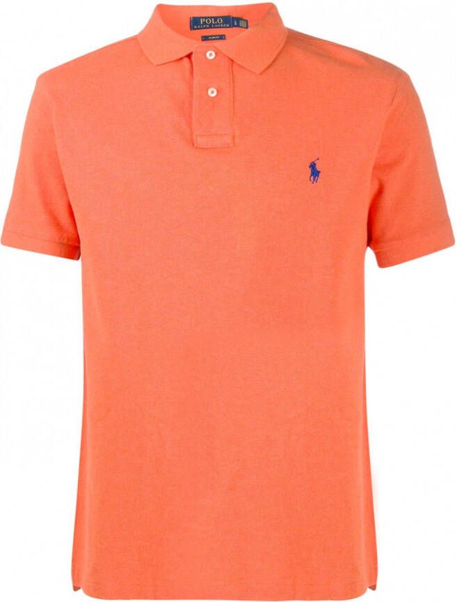 Polo Ralph Lauren Poloshirt met geborduurd logo Oranje