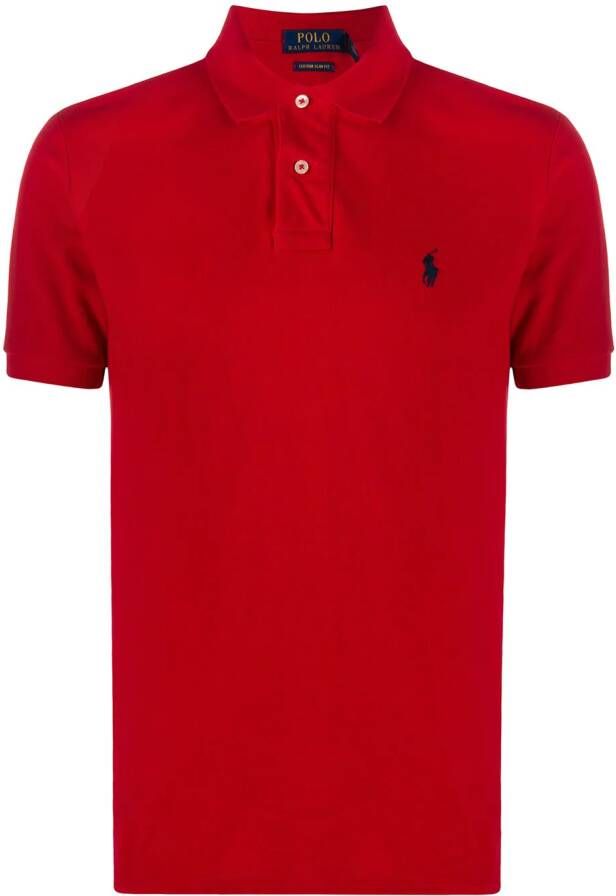 Polo Ralph Lauren Poloshirt met geborduurd logo Rood