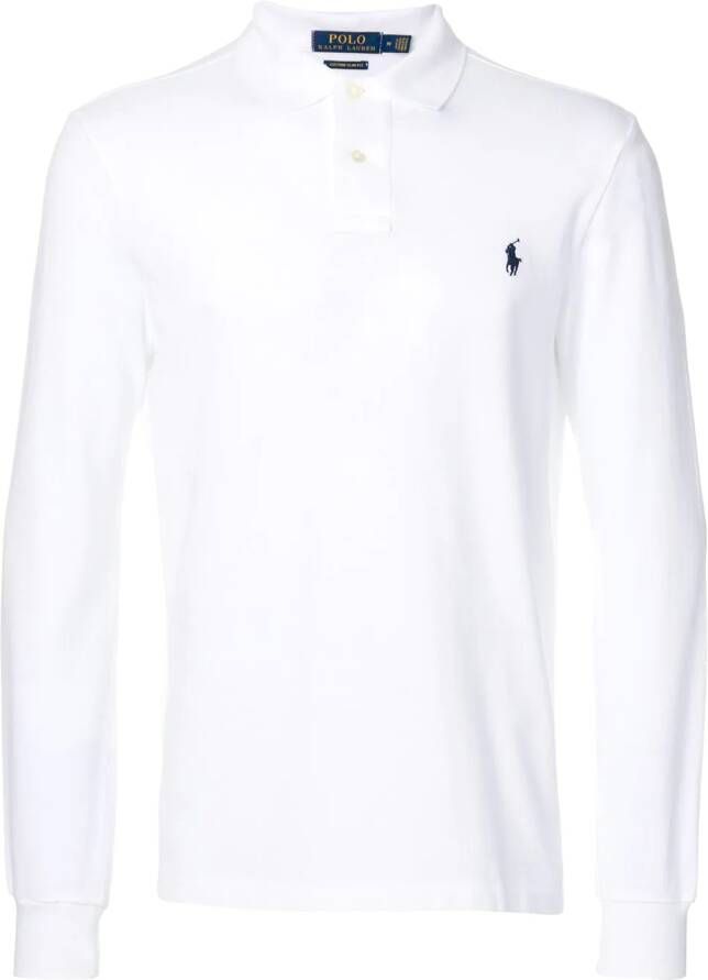 Polo Ralph Lauren Poloshirt met geborduurd logo Wit
