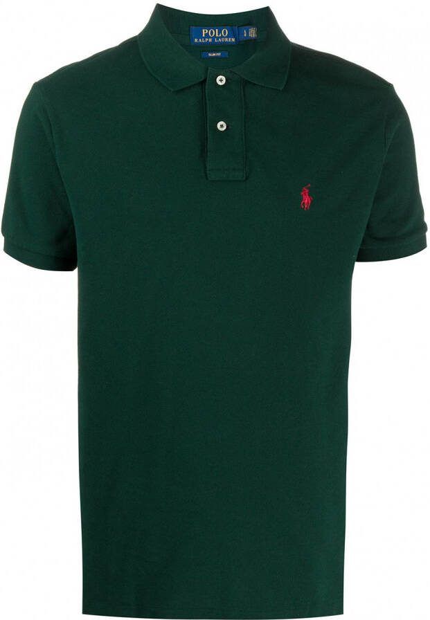 Polo Ralph Lauren Getailleerd poloshirt Groen