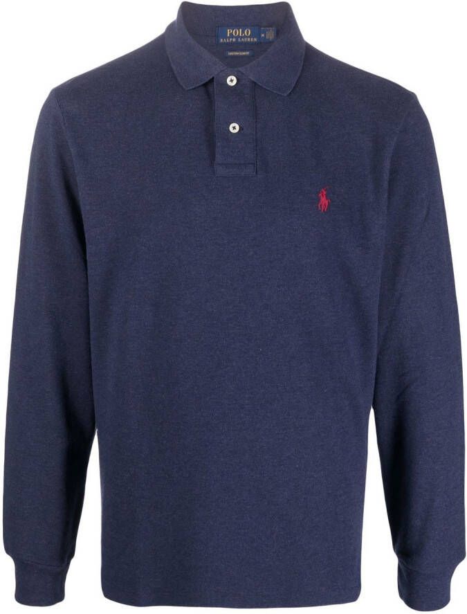 Polo Ralph Lauren Poloshirt met lange mouwen Blauw