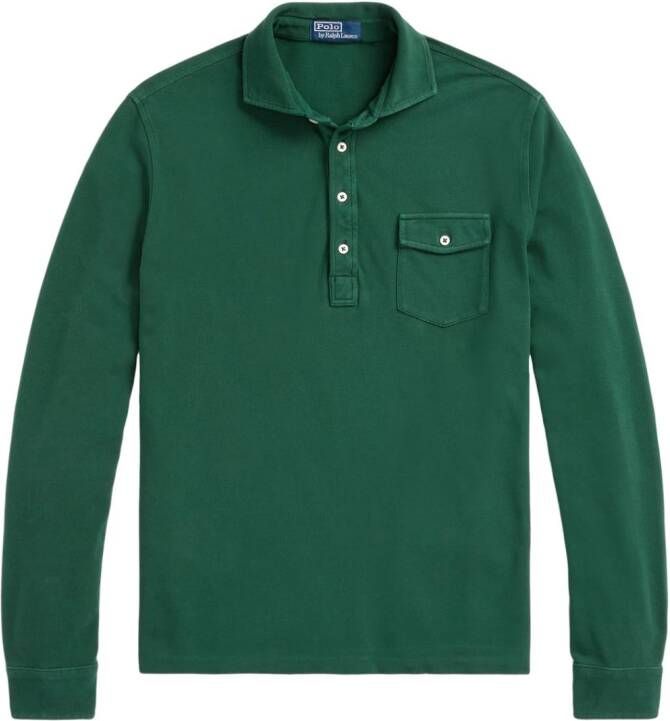 Polo Ralph Lauren Poloshirt met lange mouwen Groen