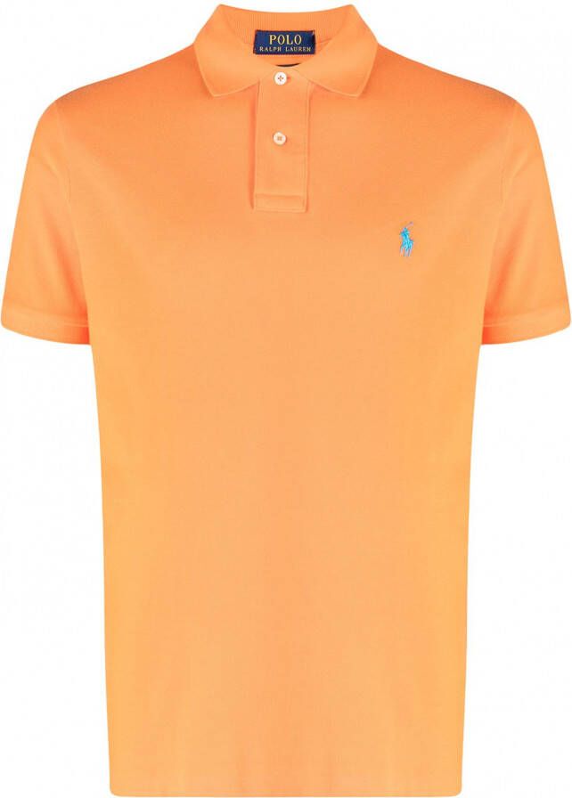 Polo Ralph Lauren Poloshirt met logo Oranje