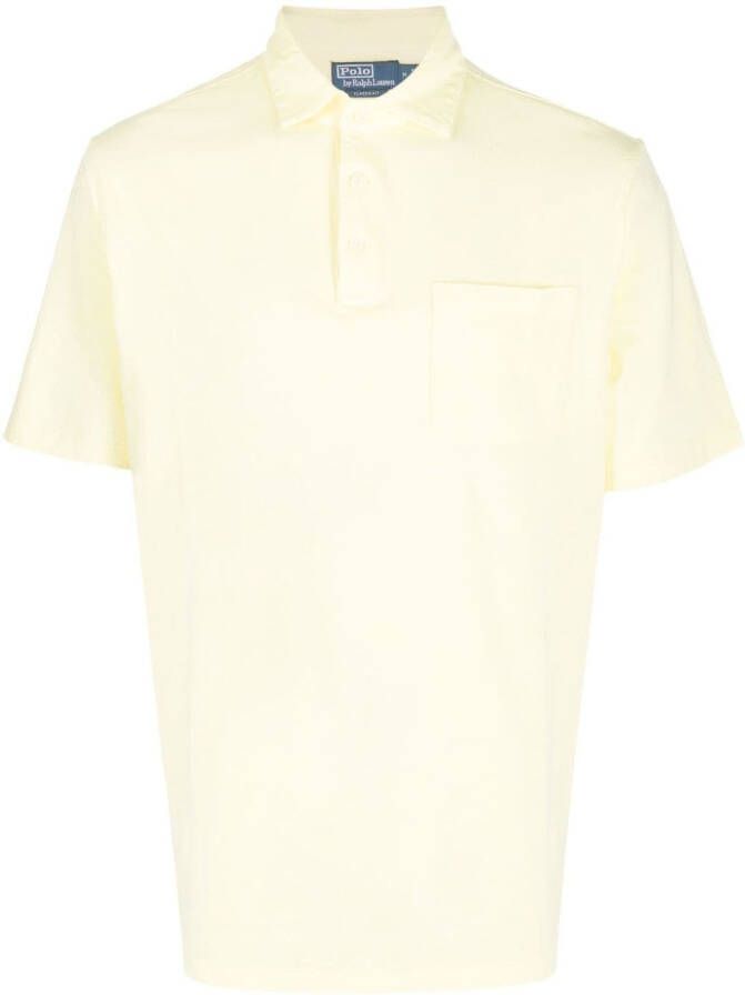 Polo Ralph Lauren Poloshirt met opgestikte zak Geel