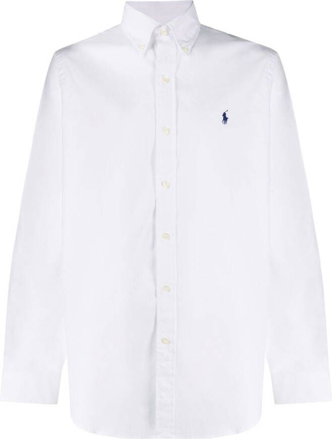 Polo Ralph Lauren Popeline overhemd Wit