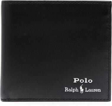 Polo Ralph Lauren Portemonnee met logo-reliëf Zwart
