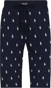 Polo Ralph Lauren Pyjamashorts met logoprint Blauw