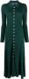 Polo Ralph Lauren Ribgebreide midi-jurk Groen - Thumbnail 1